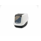 SAVIC Toalet sa vratancima Nestor crno-beli 56x39x38.5cm