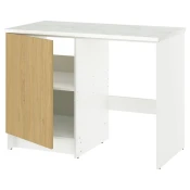 KNOXHULT Podni element s vratima i nišom, im. hrastovine, 120x61x91 cm
