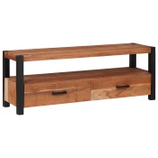TV ormar Smeda 110 x 30 x 40 cm Masivno bagremovo drvo