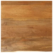 shumee vidaXL Mizna plošča z naravnim robom 60x60x2,5 cm mangov les