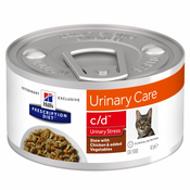 Hill´s Prescription Diet c/d Urinary Stress Stew s piletinom za macke - 12 x 82 gBESPLATNA dostava od 299kn