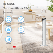 BE COOL BC78TUST2201 Turmventilator 78cm