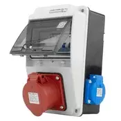 shumee Razdelilna omarica XS-S 16A 2x230V erbetka IP44 vtičnica Doktorvolt DV-5107-D