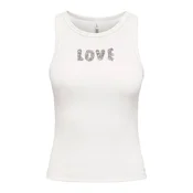 ONLY Top ONLIRIS srebrna/bela