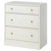 HAVSTA Predalnik s 3 predali, bela, 81x47x89 cm