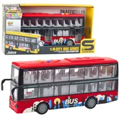 Gradski autobus s dva kata, 1:16, svjetla za vožnju zvuče crveno
