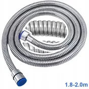 shumee Raztegljiva tuš cev 180 - 200 cm za ročno prho, kromirano jeklo