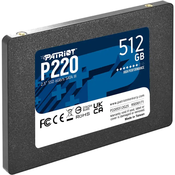 PATRIOT SSD 2.5 SATA3 512GB P220 550MBs/500MBs P220S512G25 sivi