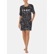 Black-grey patterned DKNY nightgown
