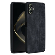 Premium ovitek Cube Leather za Samsung Galaxy A06 z vgrajeno zaščito zadnjih kamer - graphite black
