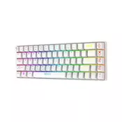 Gejmerska tastatura AQIRYS Mira Wireless White