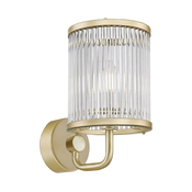 Zuma Line W0528-01F-V6AC - Zidna lampa SERGIO 1xE14/60W/230V zlatna