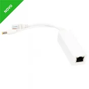 PoE splitter 48V/12V, 18 W za stabilno napajanje naprav brez PoE. Hkraten prenos podatkov in napajanja – idealno za kamere, domofone in IP naprave.