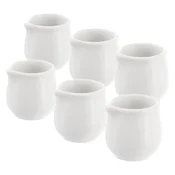 Orion Vrč za mleko MONA iz belega porcelana 4x4 cm, 20 ml, 6 kosov.