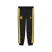 PUMA Borussia Dortmund KING Anthem Pants Men, Sport, Black/Faster Yellow, S