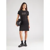 EA7 Emporio Armani Vsakodnevna obleka 7W000478 AF12500 UC001 Črna Regular Fit