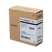 kartuša Canon PFI-2300MBK, 300 ml (original, mat črna)