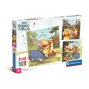 Clementoni Sestavljanka CLE 3x48 SuperKolor Winnie The Pooh 25063