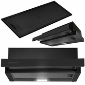 ACTIVESHOP Teleskopska kuhinjska napa 50 cm črna BT-238