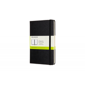 Moleskine notebook, Medium, brezčrtni, trde platnice