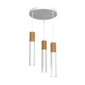 Luster na sajli CASSA 3xGU10/8W/230V bela
