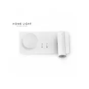 VESTA 478 ZIDNA LAMPA 3W+3W 3000K BELA