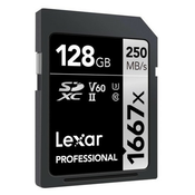 Lexar SDXC 128GB UHS-II V60 (R:250/W:120MB/s)