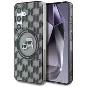 shumee Ovitek Karl Lagerfeld MagSafe za Samsung Galaxy S25 črne barve