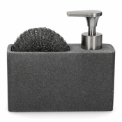 HOMLA Dozer za deterdžent Teana, 17x6x16cm, Tamnosivi