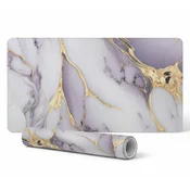 shumee Podloga za pisalno mizo Marble Waves za tipkovnico in dodatke 90x45 cm