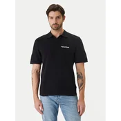 Jack & Jones Polo majica Norrebro 12297926 Črna Relaxed Fit