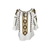 Rody’s forever Bluza za k noši Damenbluse IL26 weiß/beige , marimea L bela