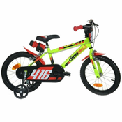 Dino bikes Otroško kolo 416US 16 2022 , rdeče-rumeno