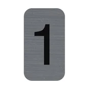 Oznaka za obavijesti, samoljepljiva, 2,5 x 4,4 cm, aluminijski efekt, EXACOMPTA, 1 komad 67181E