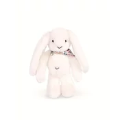 Doudou Plišasti zajček z rutko bel 35 cm