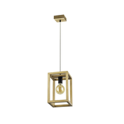 Spot-Light 61540174 - Luster na sajli KAGO 1xE27/60W/230V matni hrast