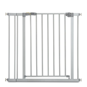 Hauck sigurnosna ograda Stop N Safe 2020 + 9 cm produžetka, silver, srebrna
