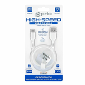 Prio High-Speed Charge & Sync USB C na USB A kabel 3A 0,25 m bel