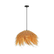 Immax 08272L - Luster na sajli NATURALEZA 1xE27/40W/230V precnik 55 cm ratan