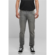 Moške hlače URBAN CLASSICS - Stretch Denim - TB1437 - midgrey