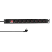LogiLink 19 razdelilnik PDU z 8 vtičnicami, ohišje 1U s stikalom CEE 7/3