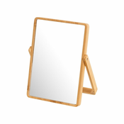 Kozmeticko ogledalo s okvirom od bambusa 20x27 cm – Casa Selección