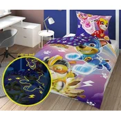 Svijetleca posteljina Paw patrol ljubicasta