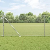 Zavareno žicano ogradivanje s bodljama 50 x 1 m Srebrna Mreža
