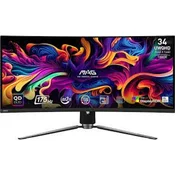 Monitor MSI MAG 341CQP QD-OLED, 34 UWQHD QD-OLED, 175 Hz, 0,03 ms (GtG)
