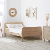 Homestyle4U Postelja za starejše, Comfort, 120x200 cm, naravna