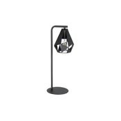 Eglo 43703 - Stona lampa CARLTON 1xE27/60W/230V crna