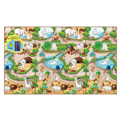 ROLLMATZ Podloga za igranje Zoološki vrt 200x120cm + 6 flomastera
