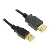 InLine 34650S USB kabel 0,5 m USB A Črna