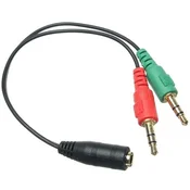 slomart AK268A Adapterski kabel mini jack za slušalke